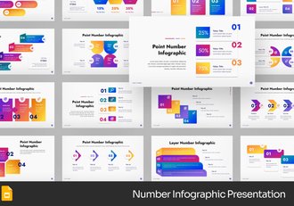 数字信息图形PPT模板 - 顶尖PPT