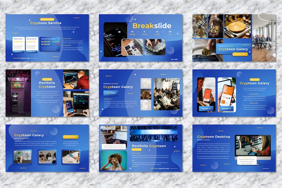 加密货币PPT模板 - 顶尖PPT