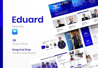 项目研发商业计划企业合作团队人员介绍keynote模板 - 顶尖PPT