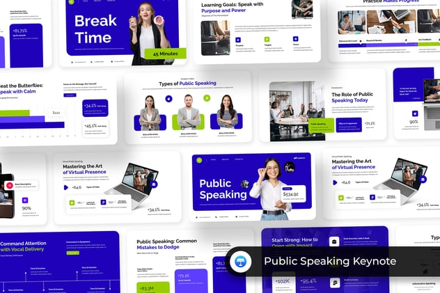 公众演讲能力提升培训Keynote模板 - 顶尖PPT