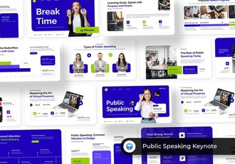 公众演讲能力提升培训Keynote模板 - 顶尖PPT