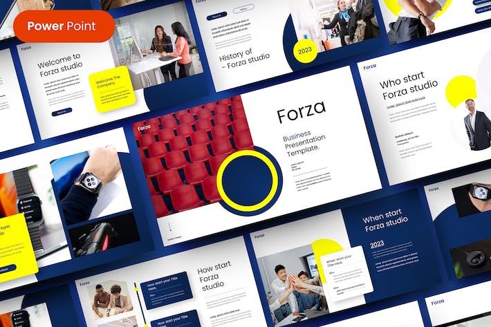 商务风格团队会议项目合作PPT模板 - 顶尖PPT