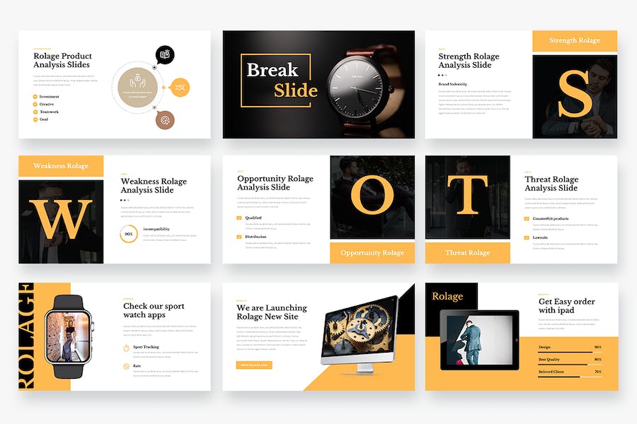 手表产品品牌介绍展示keynote演示模板 - 顶尖PPT