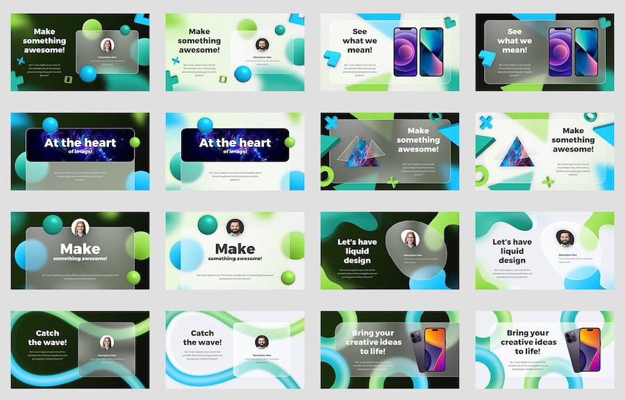 创意精美商业演示品牌展示营销策划团队人员介绍多用途PPT模板 - 顶尖PPT