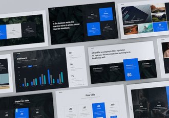 企业营销策划数据分析多用途keynote模板 - 顶尖PPT