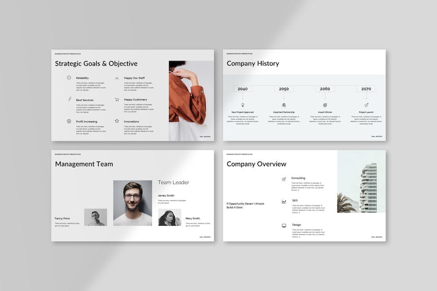 商务业务战略规划分析PPT模板 - 顶尖PPT