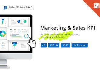 营销与销售业绩KPI数据分析报告PPT模板 - 顶尖PPT