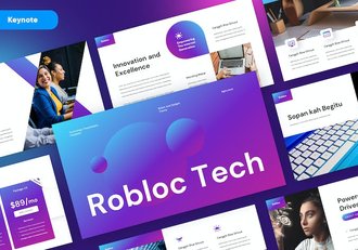 科技创新技术产品功能展示Keynote模板 - 顶尖PPT