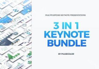 3套keynote国外创意数据图形合集 - 顶尖PPT