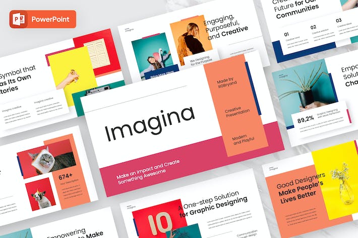 创意现代设计方案展示PPT模板 - 顶尖PPT