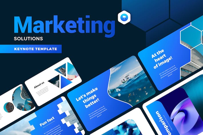 创意大气营销解决方案企业介绍展示商业合作年计划总结通用keynote模板 - 顶尖PPT