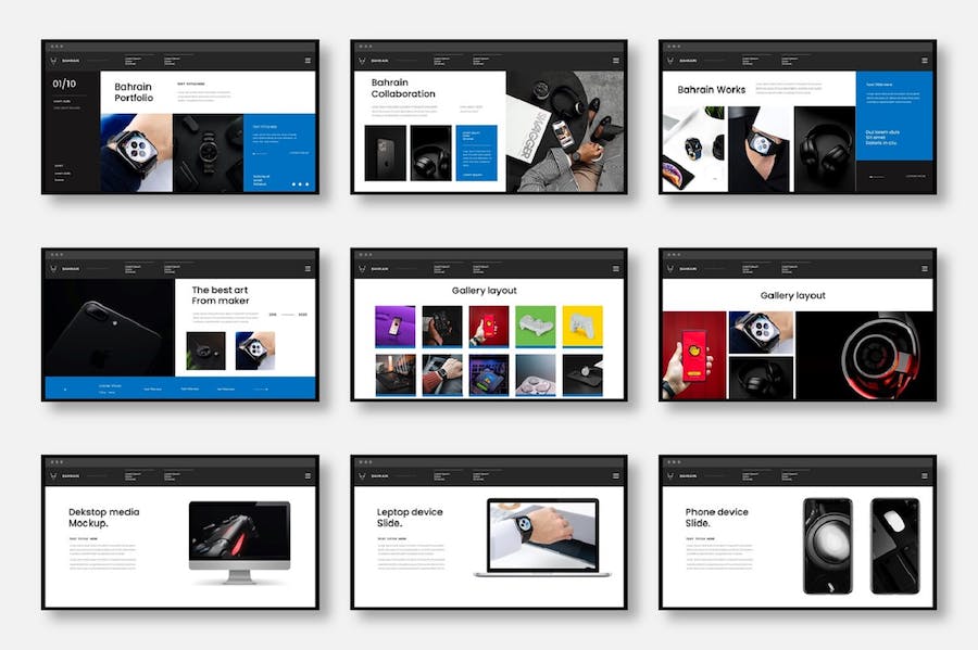 科技风企业商务汇报PPT模板 - 顶尖PPT