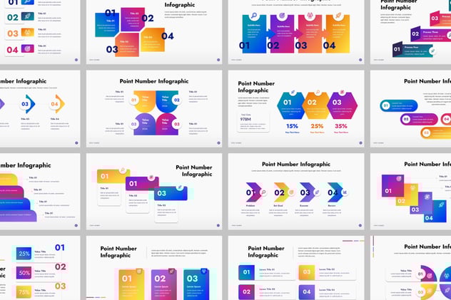数字信息图形PPT模板 - 顶尖PPT