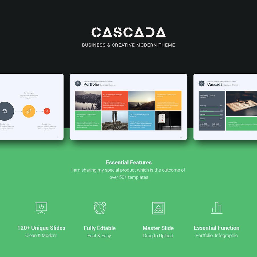 商业创意团队介绍年终工作计划总结PPT模板 - 顶尖PPT