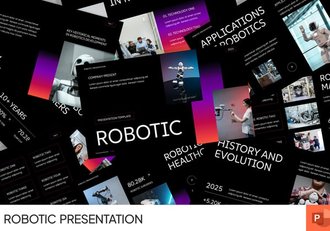 人工智能AI机器人PPT模板 - 顶尖PPT