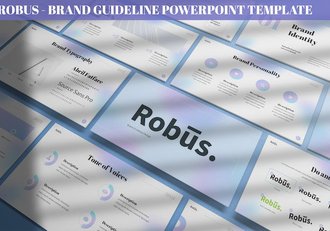 品牌指南设计提案PowerPoint-模板 - 顶尖PPT