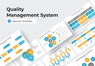 质量管理体系建设流程Keynote模板 - 顶尖PPT