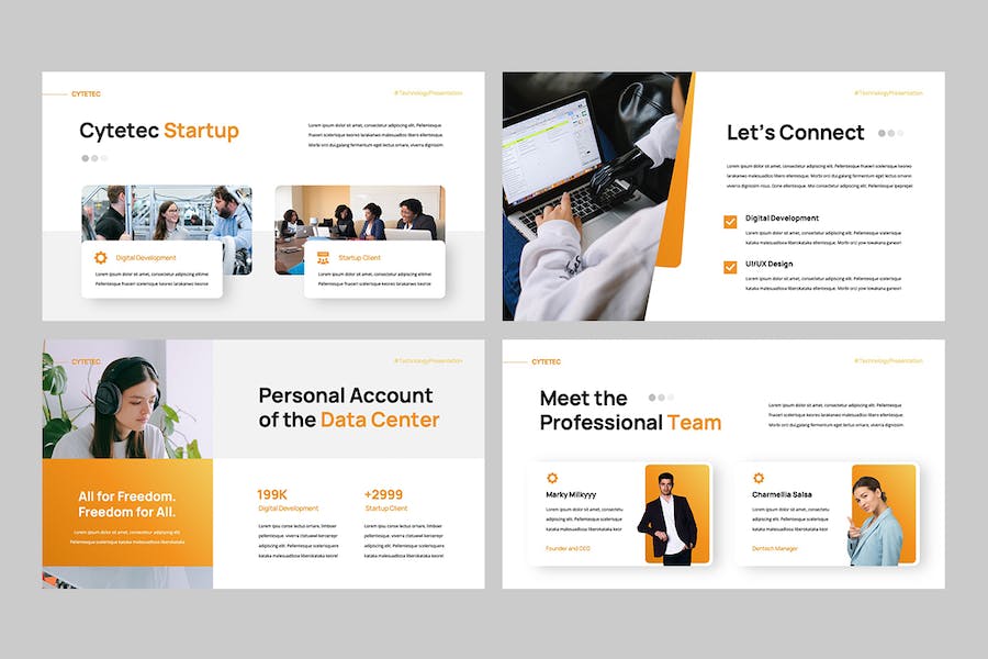 科技创业项目融资启动方案PPT模板 - 顶尖PPT