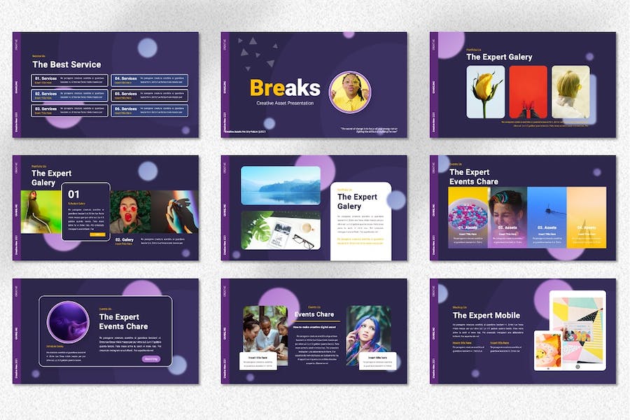 创意数码科技产品展示PPT模板 - 顶尖PPT