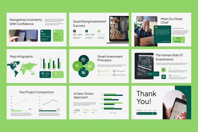 金融投资理财管理方案PPT模板 - 顶尖PPT