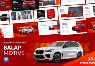 汽车品牌推广营销Keynote模板 - 顶尖PPT