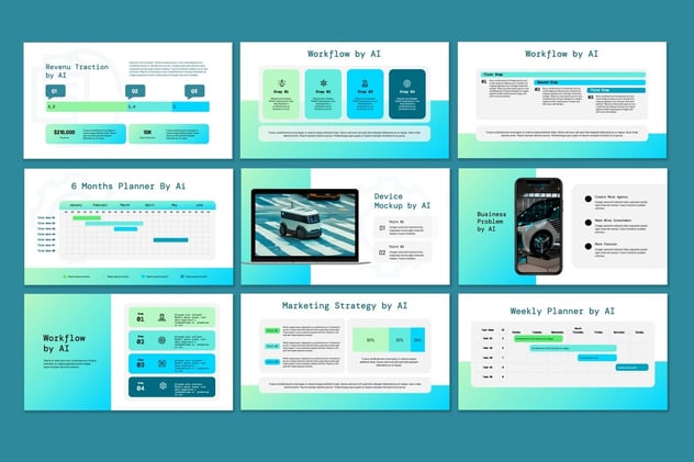 人工智能技术开发PPT模板 - 顶尖PPT