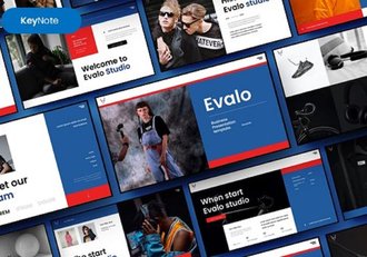 现代商务企业品牌形象展示宣传Keynote模板 - 顶尖PPT