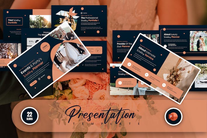 婚礼策划方案展示细节统筹PPT模板 - 顶尖PPT