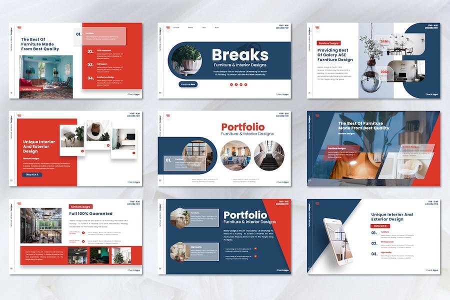 室内设计方案展示项目介绍keynote模板 - 顶尖PPT