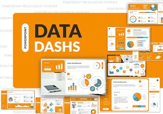 数据仪表板PowerPoint模板 - 顶尖PPT