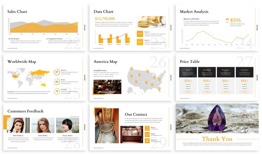 服装配饰产品展示讲述Keynote模板 - 顶尖PPT