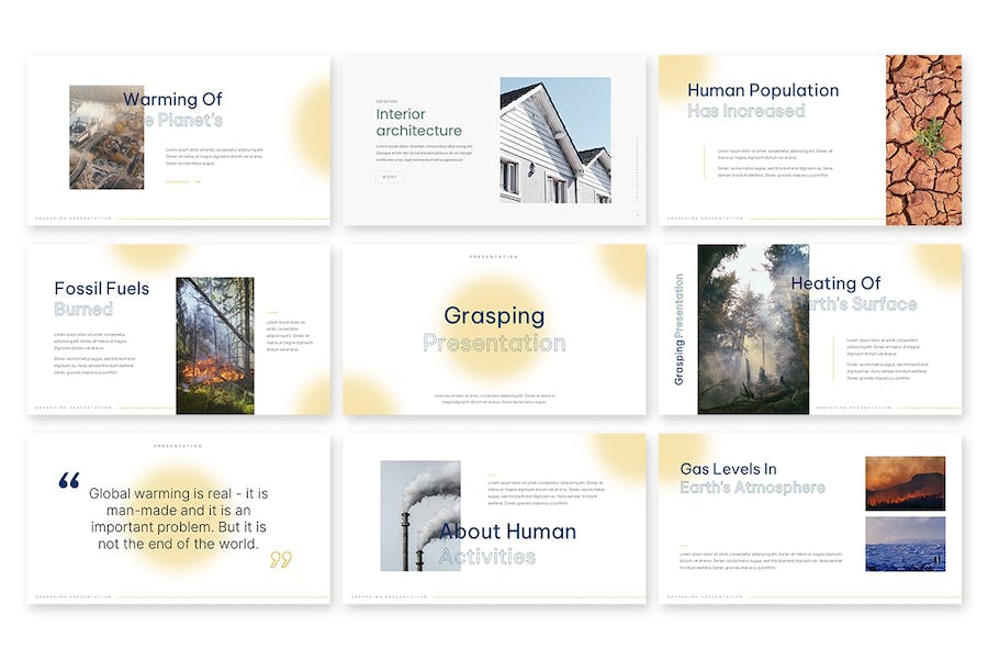 创意抓取主题展示PPT模板 - 顶尖PPT