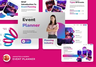 新拟态风格活动策划师PPT动画模板 - 顶尖PPT