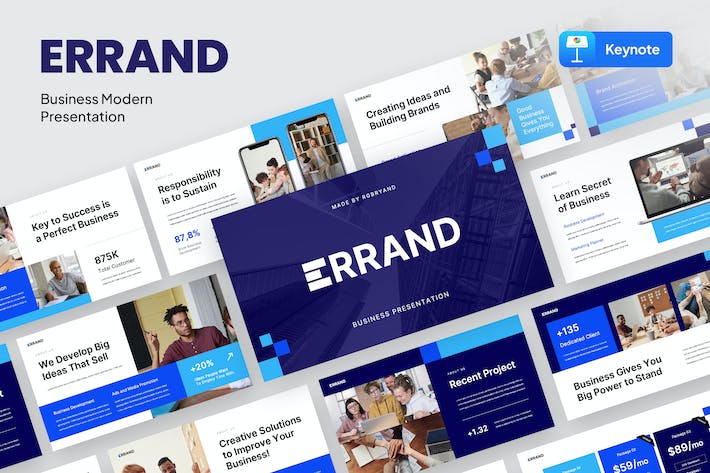 商业融资计划书项目方案Keynote模板 - 顶尖PPT