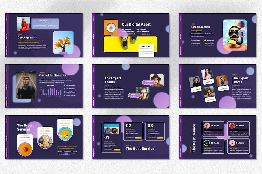 创意数码科技产品展示PPT模板 - 顶尖PPT