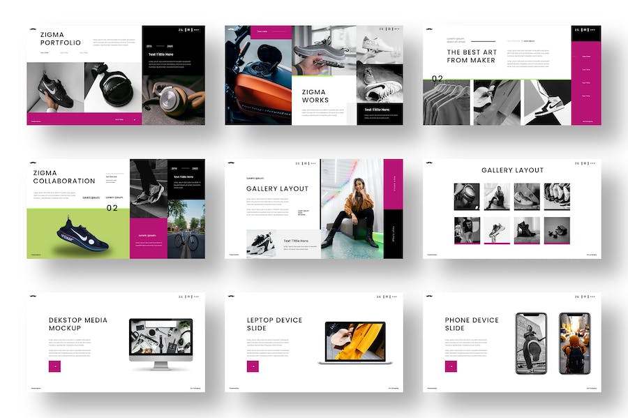 企业合作产品策划营销产品摄影展示keynote模板 - 顶尖PPT