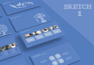 手绘草图创意设计方案提案展示PPT模板 - 顶尖PPT