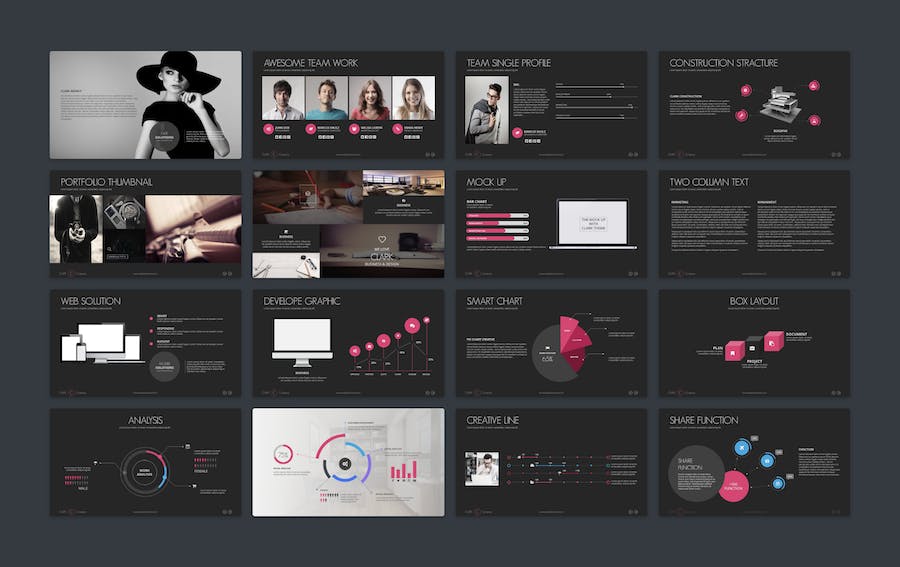 创意简约企业发展公司介绍商务PPT模板 - 顶尖PPT