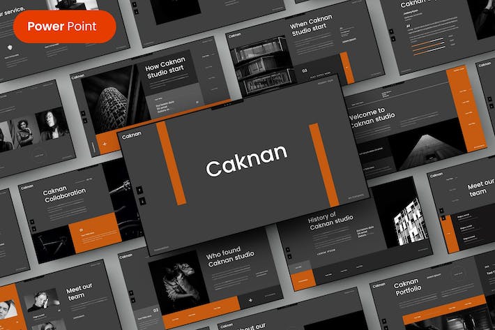 黑色欧美商务多用途PPT模板 - 顶尖PPT