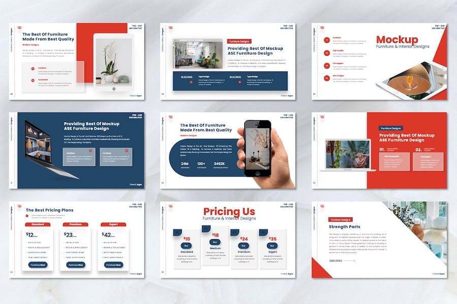 室内设计方案展示项目介绍keynote模板 - 顶尖PPT