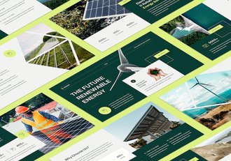 生态环保可再生能源发展趋势Keynote模板 - 顶尖PPT