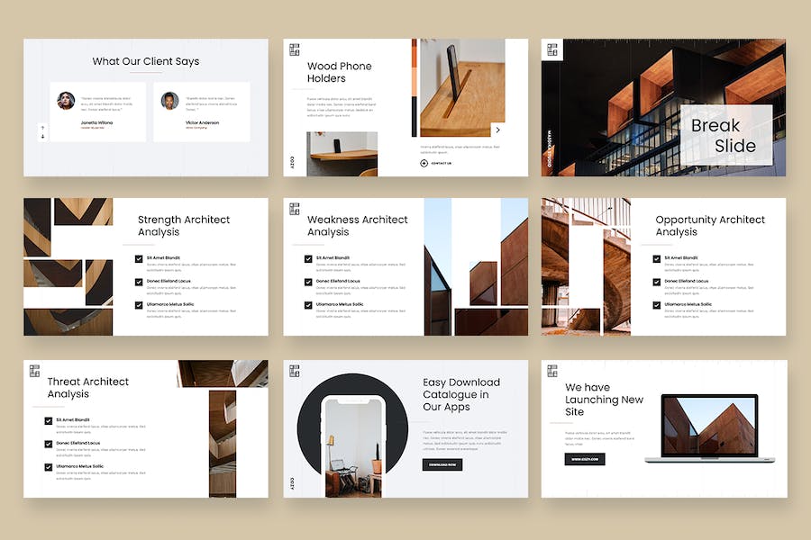 高端室内装修设计PPT模板 - 顶尖PPT