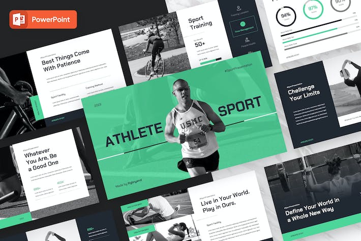 体育运动健身训练方案展示PPT模板 - 顶尖PPT