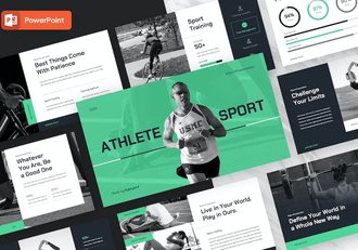 体育运动健身训练方案展示PPT模板 - 顶尖PPT