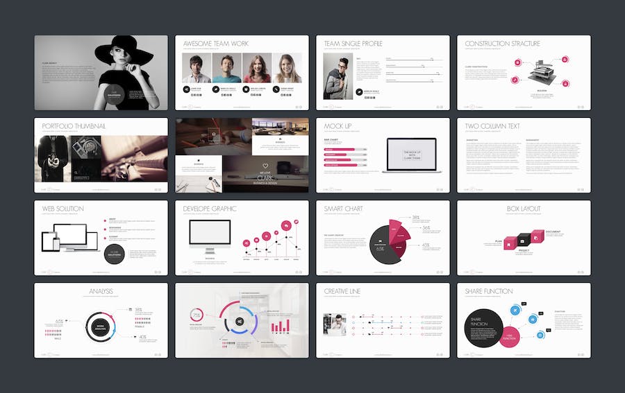 创意简约企业发展公司介绍商务PPT模板 - 顶尖PPT