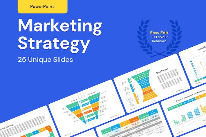 营销策略品牌推广方案PPT模板 - 顶尖PPT