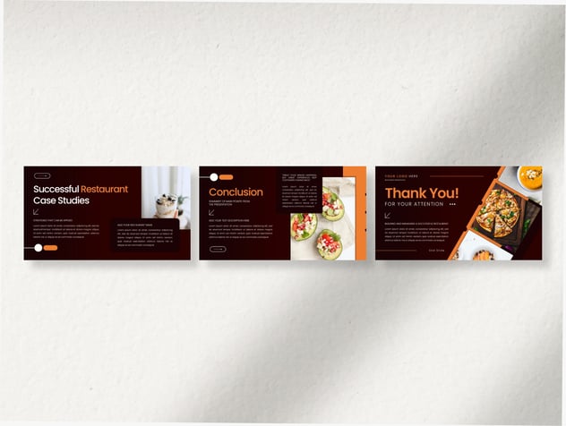 餐厅餐饮美食PowerPoint模板 - 顶尖PPT