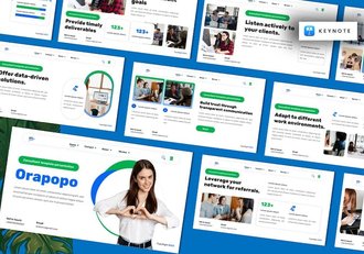 咨询服务讲述方案展示业务推介运营Keynote模板 - 顶尖PPT