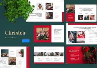 圣诞节主题演讲Keynote模板 - 顶尖PPT