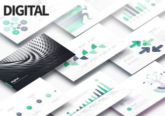 商务图形企业介绍计划总结PPT模板免费下载 - 顶尖PPT